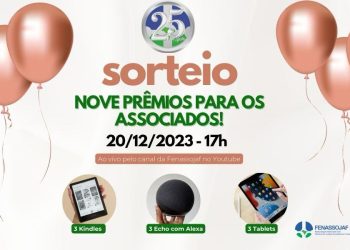FENASSOJAF REALIZA SORTEIO DE PRÊMIOS NESTA QUARTA-FEIRA: FAÇA O SEU CADASTRO E CONCORRA!
