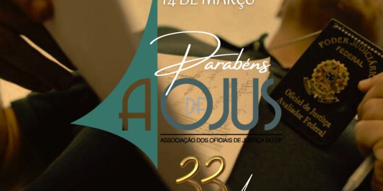 AOJUS/DF COMPLETA 33 ANOS NESTA QUINTA-FEIRA