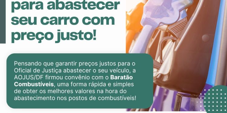 AOJUS FIRMA CONVÊNIO COM O BARATÃO COMBUSTÍVEIS PARA DESCONTOS E BENEFÍCIOS AOS ASSOCIADOS