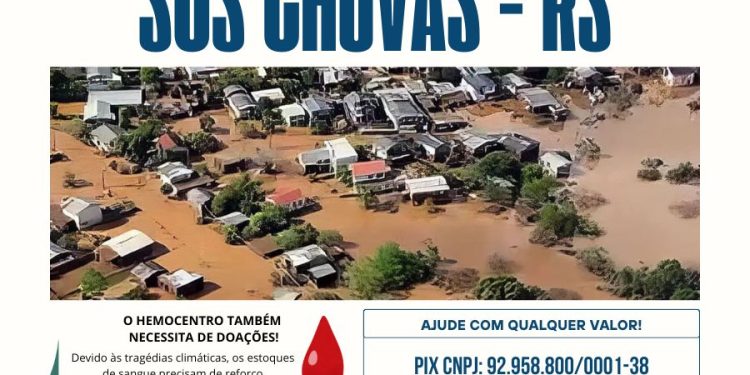 AOJUS INTEGRA CAMPANHA PELA AJUDA AO RIO GRANDE DO SUL