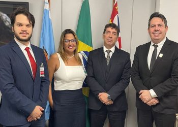 AOJUS/DFTO PARTICIPA DE REUNIÃO COM O CONSELHEIRO DO CNJ PARA TRATAR DO FÓRUM DE CARREIRA