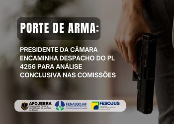 PORTE DE ARMA: PRESIDENTE DA CÂMARA ENCAMINHA PL 4256 PARA ANÁLISE CONCLUSIVA NAS COMISSÕES