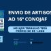 ENVIO DE ARTIGOS AO 16º CONOJAF: MELHOR TRABALHO TERÁ PRÊMIO DE R$ 1.000